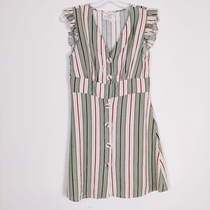 Pink Martini The Jess Dress Women's Striped Size XS Retro